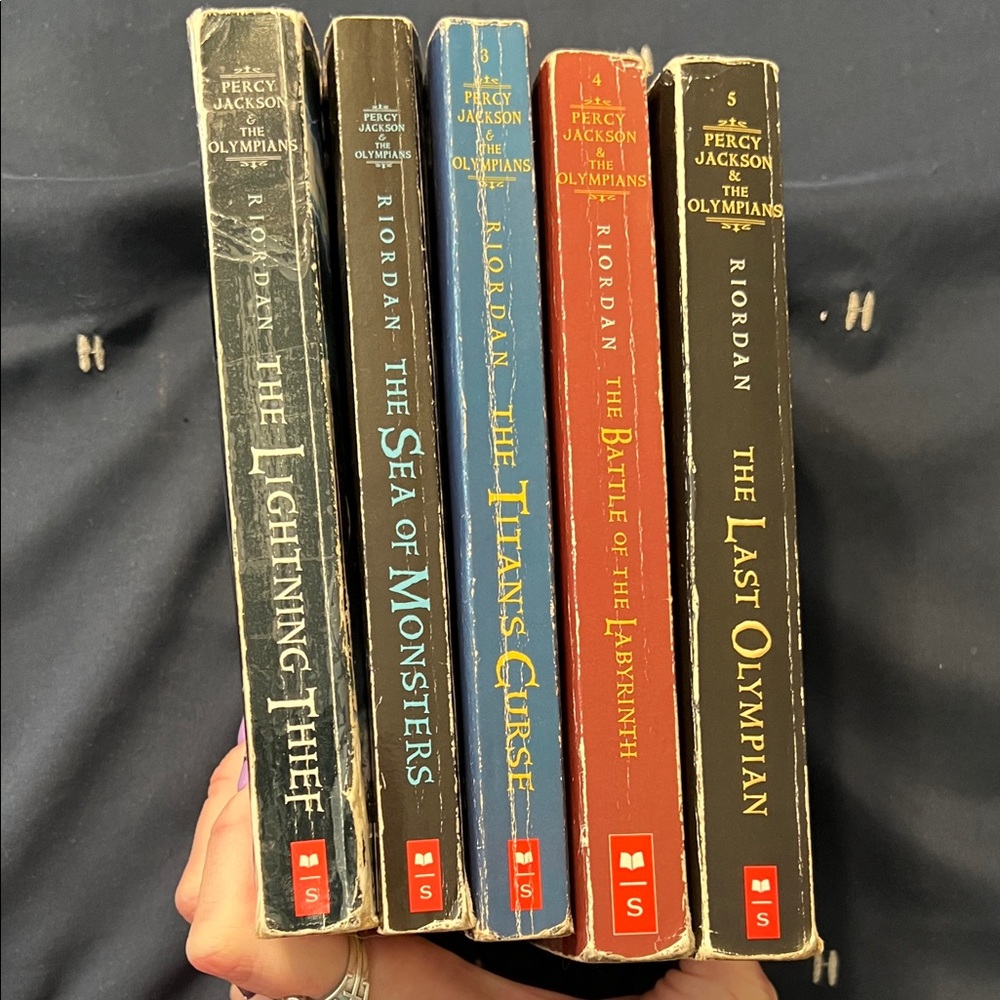 Percy Jackson & The Olympians 5 Book Series by Rick Riordan